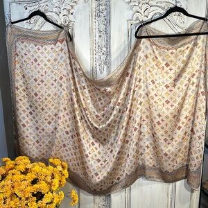 Gorgeous Colorful Silk Shawl